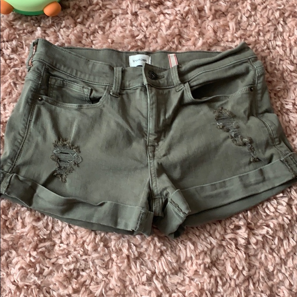 Sneak peek jean shorts